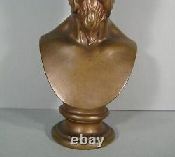Buste Adrien De Longpérier Bronze Ancien Signé Nieuverkerke Fondeur Barbedienne