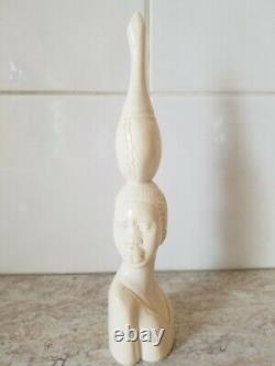 Buste Femme Africaine Origine Cote D'ivoire Pièce Ancienne