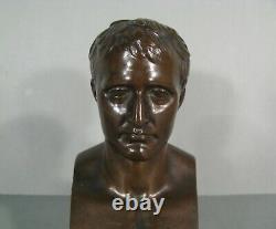Buste Napoléon Premier Sculpture Achille Collas Bronze Ancien D'après Chaudet