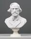 Buste Verdi Ancien Statue Collection Musicien Sculpture Fait Main En Eu 33 Cm
