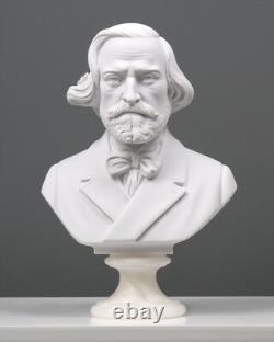 Buste Verdi ancien statue collection musicien sculpture fait main en EU 33 cm
