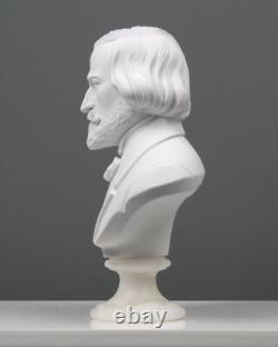 Buste Verdi ancien statue collection musicien sculpture fait main en EU 33 cm