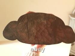 Buste de femme Balinaise Statue ancienne en bois massif