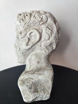 Buste jeune homme antique Moulage ancien sculpture