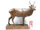 Cerf Bois Sculpte Foret Noire Ancienne Grande Sculpture AnimaliÈre Signé