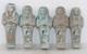 Collection De 5 Statues Uniques Pharaoniques Anciennes &Eacute;gyptiennes Ushabti De