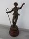 C. Anfrie Sculpture Ancienne Statue Figurine &deg;touriste &deg;art Nouveau Authentique