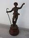 C. Anfrie Sculpture Ancienne Statue Figurine °touriste °art Nouveau Authentique