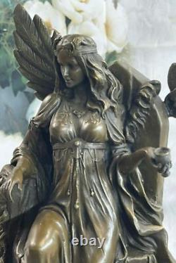 Célèbres Ancien Egypte Cléopâtre Bronze Statue Sexy Femme Art Sculpture Nr