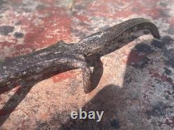 Chacal Sculpture Zoomorphe Fer forgé Afrique de l'Ouest Ancien