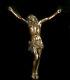 Christ Pour Crucifix Sculpture Ancienne En Bronze 25 Cm Par 18 Cm