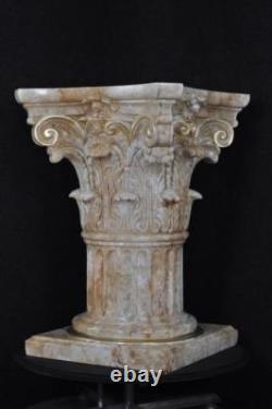 Colonnes sculpture personnage Rome ancienne statue personnages colonne support