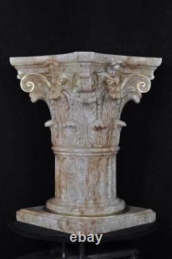 Colonnes sculpture personnage Rome ancienne statue personnages colonne support