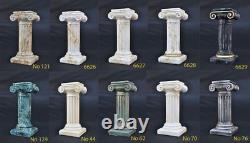 Colonnes sculpture personnage Rome ancienne statue personnages colonne support