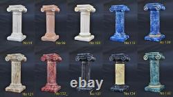 Colonnes sculpture personnage Rome ancienne statue personnages colonne support