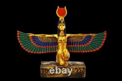 DÉESSE ISIS ANCIENNE EGYPTIENNE Statue de la déesse ailée Isis Sculpture fait