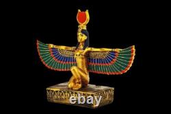 DÉESSE ISIS ANCIENNE EGYPTIENNE Statue de la déesse ailée Isis Sculpture fait