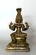 Déesse Mariamman Ancienne En Bronze Inde Hindouisme H14cm India Old