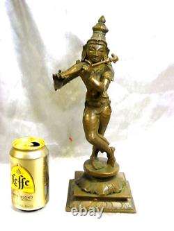 Deesse Shiva Bronze Ancien Bouddha Debout Sculpture Statue Asiatique Buddha Inde