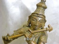 Deesse Shiva Bronze Ancien Bouddha Debout Sculpture Statue Asiatique Buddha Inde