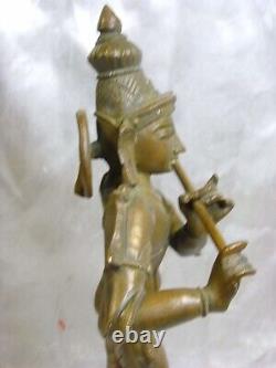 Deesse Shiva Bronze Ancien Bouddha Debout Sculpture Statue Asiatique Buddha Inde