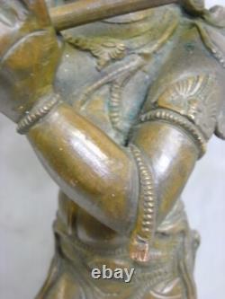 Deesse Shiva Bronze Ancien Bouddha Sculpture Statue Asiatique Buddha Inde