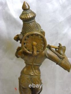 Deesse Shiva Bronze Ancien Bouddha Sculpture Statue Asiatique Buddha Inde