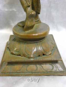 Deesse Shiva Bronze Ancien Bouddha Sculpture Statue Asiatique Buddha Inde