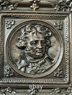 ECK et DURAND Fondeur 19eme ANCIEN BRONZE GÉNÉRAL KLÉBER, PATINE D'origine