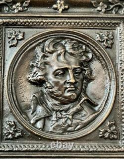 ECK et DURAND Fondeur 19eme ANCIEN BRONZE GÉNÉRAL KLÉBER, PATINE D'origine