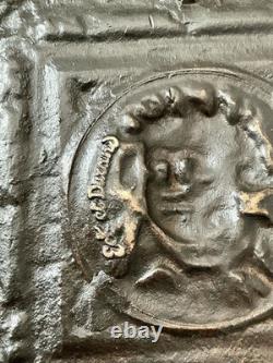 ECK et DURAND Fondeur 19eme ANCIEN BRONZE GÉNÉRAL KLÉBER, PATINE D'origine