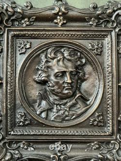ECK et DURAND Fondeur 19eme ANCIEN BRONZE GÉNÉRAL KLÉBER, PATINE D'origine
