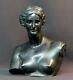 E Superbe Sculpture Statuette Ancienne Buste Vénus Métal 2.6kg26cm Femme
