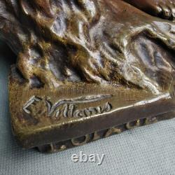 Emmanuel Villanis Sculpture L'Otage bronze ancien circa 1890
