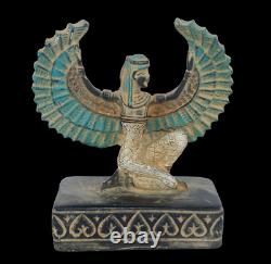 Ensemble Ailé Ancienne Statue Pharaonique Égyptienne Antique Egycom (i0)