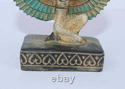 Ensemble Ailé Ancienne Statue Pharaonique Égyptienne Antique Egycom (i0)