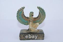 Ensemble Ailé Ancienne Statue Pharaonique Égyptienne Antique Egycom (i0)