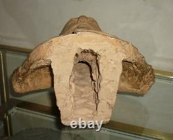 GRAND BUSTE, ancien, en terre cuite Mr GALY 1897