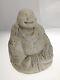 Grand Bouddha En Terre Cuite Ancien Statue Sculpture Asie