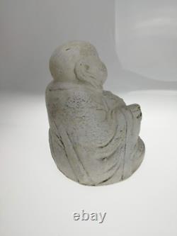 Grand Bouddha en Terre Cuite Ancien Statue Sculpture Asie