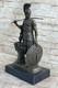 Grande Statue De Soldat Romain Ancien En Armure Sparta 18 Lbs Sculpture