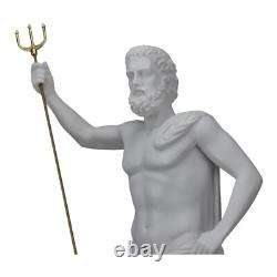 Grande copie statue sculpture dieu grec romain ancien Neptune Poséidon de Melos