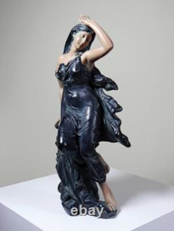 Grande statuette platre ou composite vintage/ancienne façon bronze art nouveau