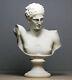 Grec Ancien Dieu Hermes Messager (albâtre Buste Statue 30cm/30cm)