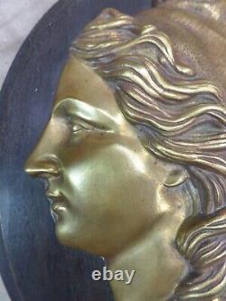 Haut-relief En Bronze Ancien Marianne