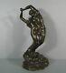 La Valse Couple Danseurs Nus Sculpture Érotique Bronze Ancien Paris