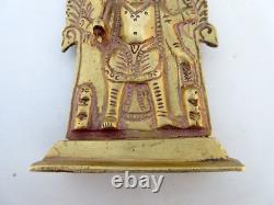 La plus ancienne rare statue sculpture dieu hindouisme indien du sud en laito
