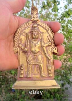 La plus ancienne rare statue sculpture dieu hindouisme indien du sud en laito