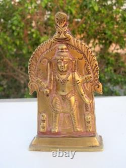 La plus ancienne rare statue sculpture dieu hindouisme indien du sud en laito