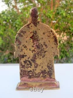 La plus ancienne rare statue sculpture dieu hindouisme indien du sud en laito